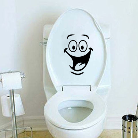 Bathroom wall sticker WC Smile