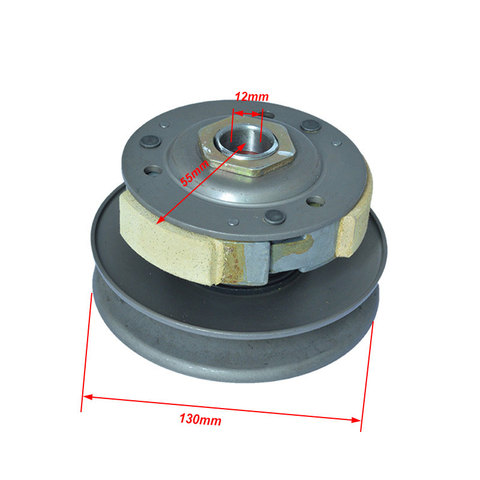 Motorcycle Belt Pulley Driven Wheel Clutch Assembly Cover Component for Honda WH100 GCC100 SCR100 SPACY100 Spare Parts ► Photo 1/4