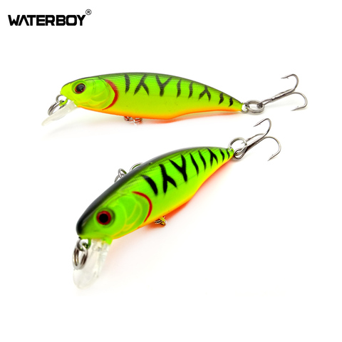 WATERBOY Mini Minnow 52mm 3.8g Top Swim Hard Artificial Bait Small Size Fishing Lure Hotsale 2022 ► Photo 1/6