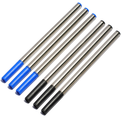 3Pcs 11cm Length High Quality 0.5mm Writing Point Blue Black Ink Metal Ballpoint Pen Refills Rods ► Photo 1/1