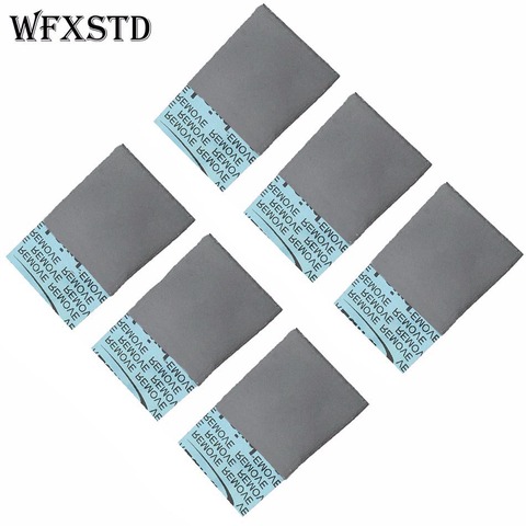 6Pcs 1mm Silicon Thermal Pad For LAIRD notebook graphics memory Beiqiao thermal silica thermal pad flex740 thermal pad ► Photo 1/6