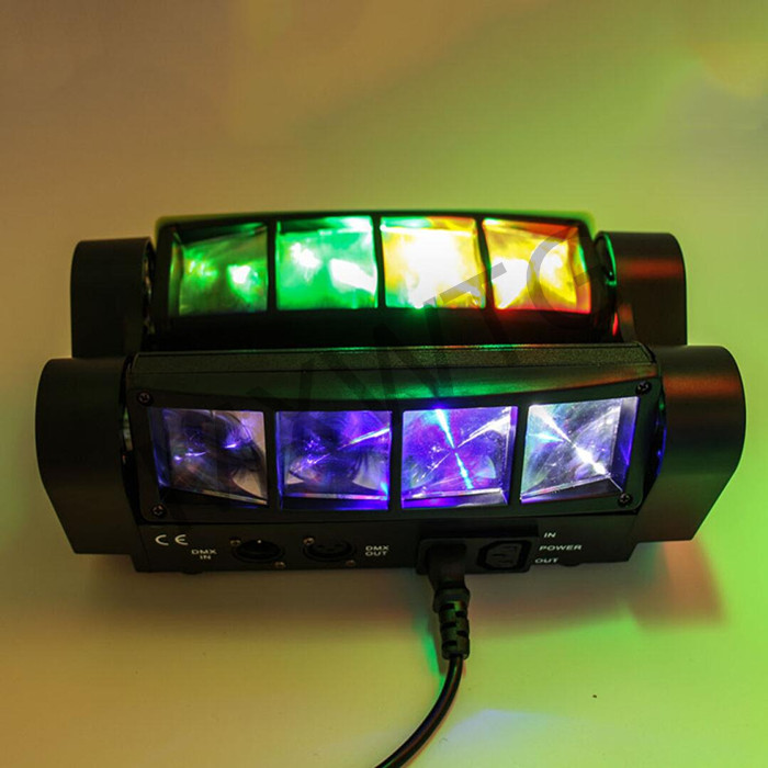 Hot sell Portable moving led bar beam Mini LED Spider 8x10W RGBW beam ...