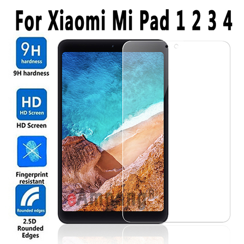 9H HD Tempered Glass for Xiaomi MiPad 1 2 3 4 Screen Protector For Xiaomi Mi Pad 3 2 1 7.9 / 4 8.0 / 4 Plus 10.1 Glass Film ► Photo 1/6