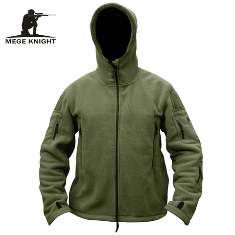 MEGE Brand Men military clothing tactical fleece jacket casual coat, hoody army outwear winter jacket men casacos ► Photo 1/6