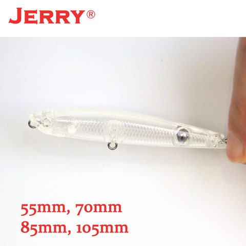 Jerry Blade Blank Body Unpainted Lure Floating Topwater Ultralight Hard  Baits 10pcs Pencil Plastic Fishing Tackle - AliExpress