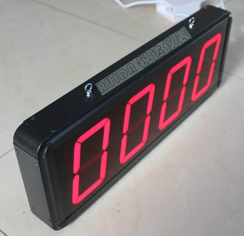 Large screen LED four digit display countdown counter, minus counter, with relay control output delay ► Photo 1/1