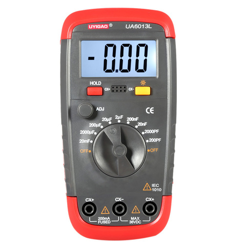 YIGAO UA6013L Professional Capacitance Meter Digital LCD Capacitor Tester Electronic Diagnostic Tool ► Photo 1/6