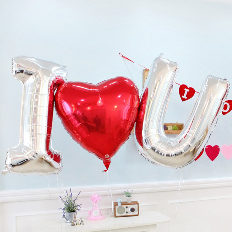 16" 20" Letters Foil Balloons Air Baloons Wedding Birthday Party Ballons Decor 