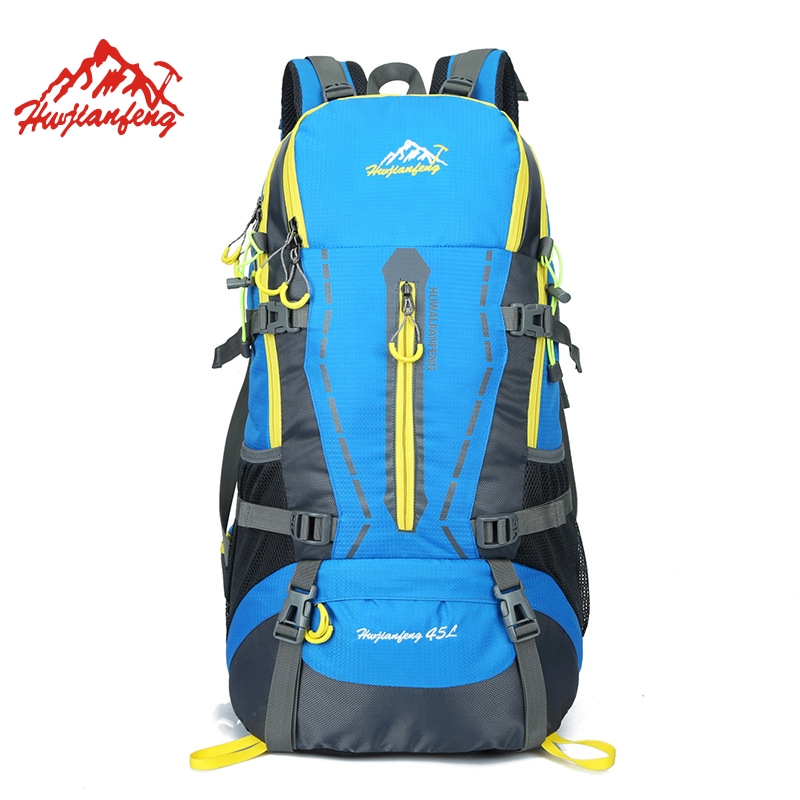 Waterproof 45L Outdoor Sports Backpack Camping Hiking Travel Bag Men Women New 