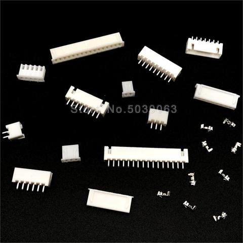 Sets XH2.54 2/3/4/5/6/7/8/9/10/11/12/13/14/15/16/20p 2.54mm pitch Terminal Kit/Housing/Pin Header JST Wire Connectors XH TJC ► Photo 1/2