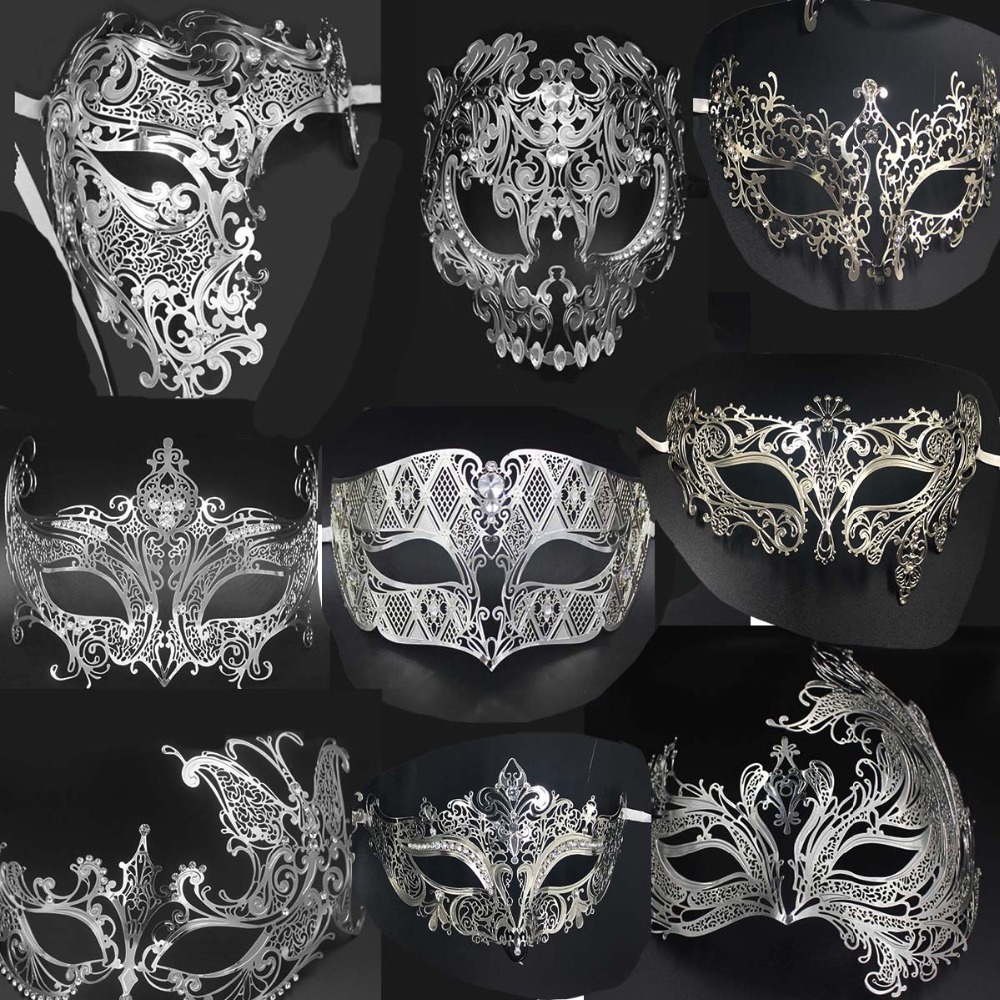 Dropship Silver Masquerade Mask, Mardi Gras Deecorations Venetian Masks For  Womens to Sell Online at a Lower Price