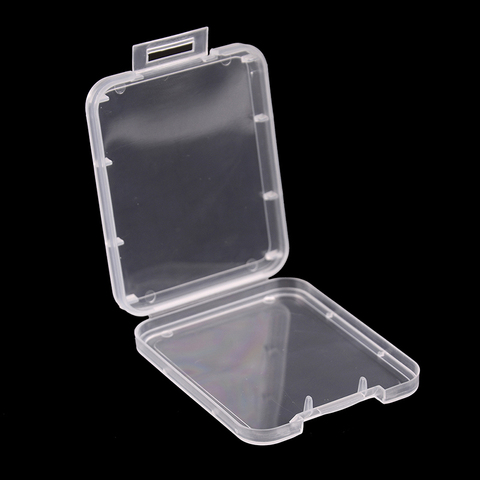 5pcs/lot Memory Card Case Box Protective Case for SD SDHC MMC XD CF Card White transparent ► Photo 1/6