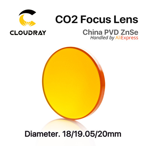 China ZnSe CO2 Focus Lens Dia. 18 - 20mm FL 50.8 63.5 101.6mm 1.5 - 4