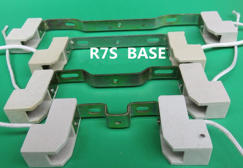 ceramics base R7S lamp base R7S J78 lamp tube holder R7S J118 J135 J189 light tube r7s base 189MM 135mm 118mm 78mm ► Photo 1/2