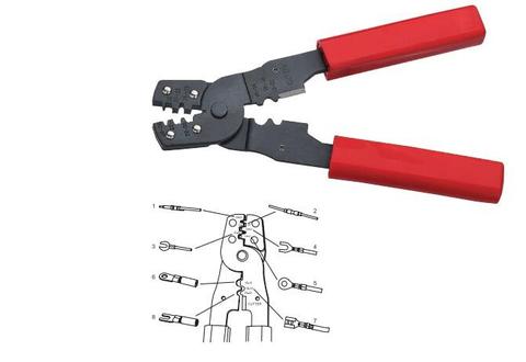 Multifunctional line pressing clamp the HS-202B cold press clamp wiring terminal cutters telephone plug crimping pliers ► Photo 1/2