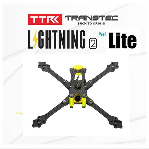 TRANSTEC Lightning 2 True X Lite H Brid 215mm FPV Racing drone Frame 5mm Arm 7075 Carbon Fiber Frame Kit ► Photo 1/3