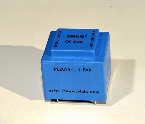 YHDC  PE2815-I  1.5VA  220V 9v/170mA  Encapsulated transformer for PCB MOUNTING ► Photo 1/2