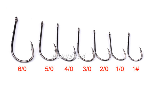 10PCS/LOT Carp Fishing Hooks Barbed Single Hook With Eye Carp Catfish fly Crankhook Barbed fishhook fishing hooks ► Photo 1/4