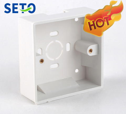 SeTo 86 Type Open Installation Bottom Box Outlet Socket Wall Plate ► Photo 1/5