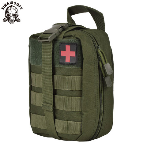 SINAIRSOFT Nylon First Aid Bag Tactical Molle Medical Pouch EMT Emergency EDC Rip-Away Survival IFAK Utility Car Airsoft Hunting ► Photo 1/6