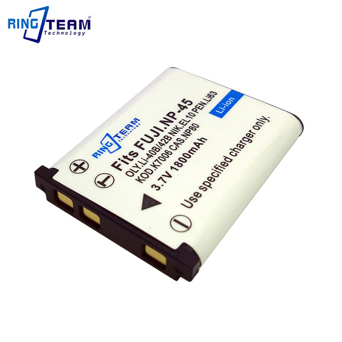 Camera Battery NP-80 NP-82 for Casio Exilim Zoom EX-G1 H5 S5 S6 S7 Z1 Z2 Z33 Z35 Z115 Z200 Z270 Z280 Z550 Z800 Fuji NP-45 NP45 ► Photo 1/1