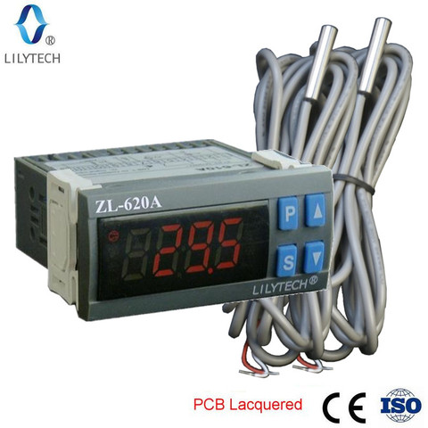 ZL-620A, Thermostat Temperature Controller, 10A, digital Cold Storage temperature controller, Lilytech ► Photo 1/5