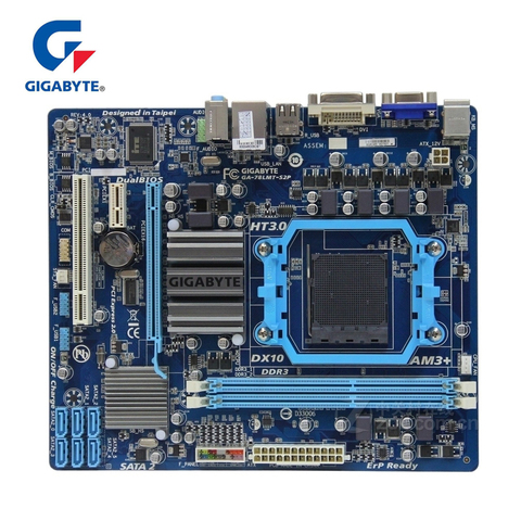 For AMD 760G Gigabyte GA-78LMT-S2P Motherboard Socket AM3+ 760G DDR3 8GB 78LMT S2P Desktop Mainboard 78LMT-S2P Used Solid State ► Photo 1/6
