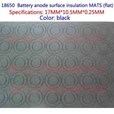 18650 lithium battery insulation gasket paper Pakistan fast insulating film 18650 flat surface pad insulation pad black sticker ► Photo 1/2