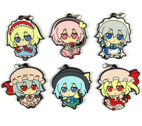 Touhou Project Original Japanese anime figure rubber Silicone mobile phone charms  keychain strap - Price history & Review | AliExpress Seller - Heaven of  Keychain Store 