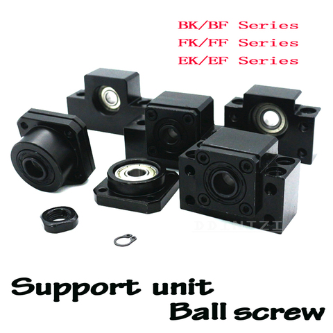 NEW BK10 BF10 BK12 BF12 BK15 BF15 FK10 FF10 FK12 FF12 FK15 FF15 EK10 EF10 EK12 EF12 support unit for ballscrew SFU1605 SFU1204 ► Photo 1/1