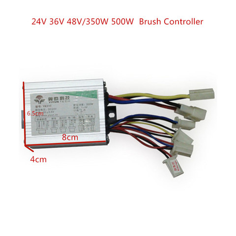 24V/36V/48V 250/350/500W DC Electric Bike Motor Brushed Controller Box for Electric Bicycle Scooter E-bike Accessory ► Photo 1/6