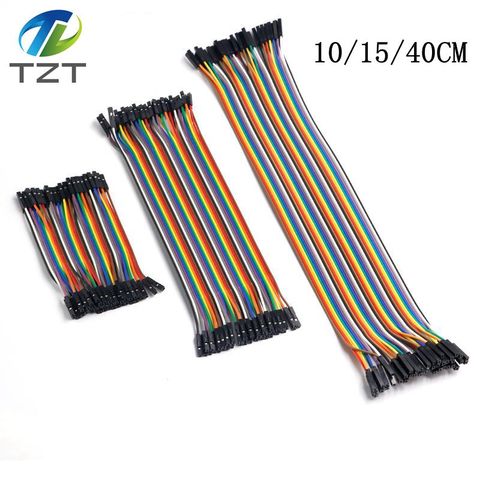 TZT Dupont Line 10cm/15cm/40cm Male to Male + Female to Male and Female to Female Jumper Wire Dupont Cable for arduino DIY KIT ► Photo 1/6