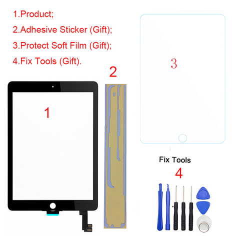 1Pcs Brand New For iPad Air 2 2nd Gen A1566 A1567 9.7 Touch Screen  Digitizer Outer Panel Front Glass Sensor Replacement - Price history &  Review, AliExpress Seller - CoBala Store