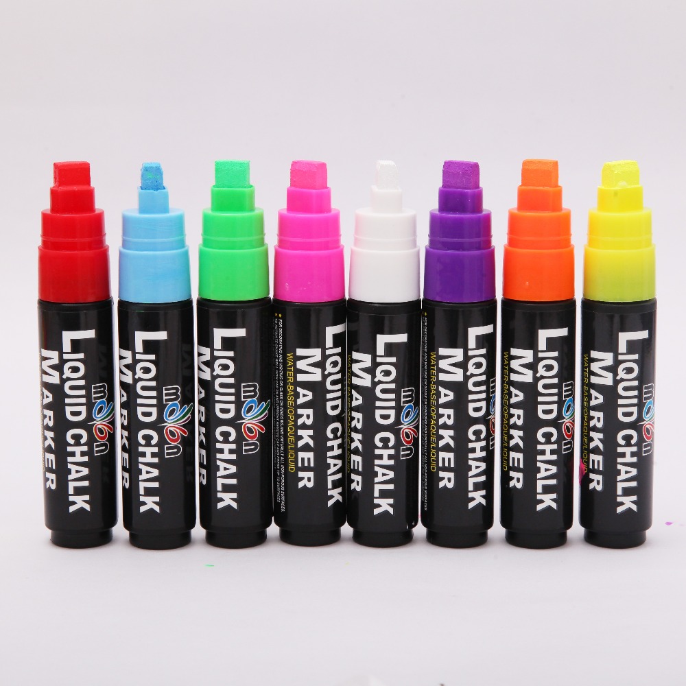 Liquid Chalk Markers Erasable  Erasable Color Chalk Marker - 8 Colors Chalk  - Aliexpress