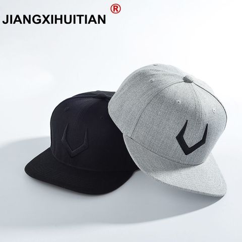 2017 High quality grey wool snapback 3D pierced embroidery hip hop cap flat bill autumn winter baseball cap for men and women ► Photo 1/6