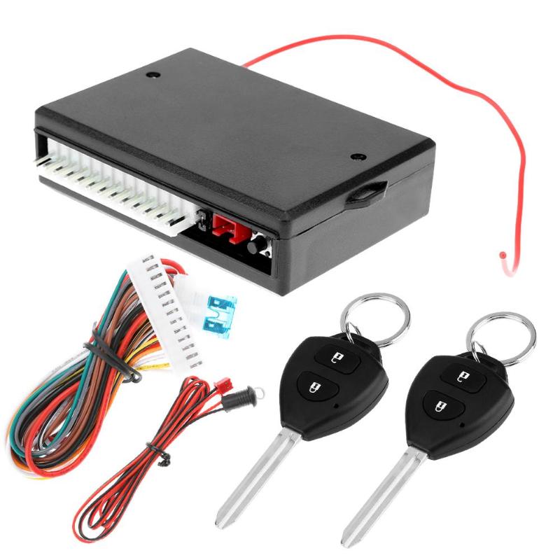 12V Universal Car Auto Remote Central Kit Door Lock Locking Vehicle Keyless  Entry System with 2