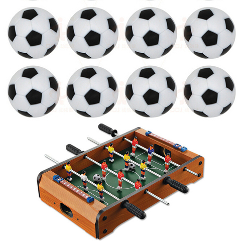 10PCS/Set dia 32mm Plastic Foosball Table Football Soccer Ball Football Fussball Sport Gifts Round Indoor Game High Quality ► Photo 1/6