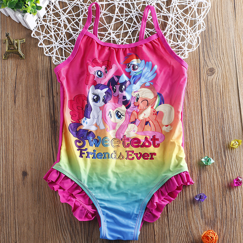 Kids & Baby Swimsuit Bathing Suit 2~12Y Girls Swimsuit One Piece Children Swimwear Beach Wear swimming suit-H023 ► Photo 1/6