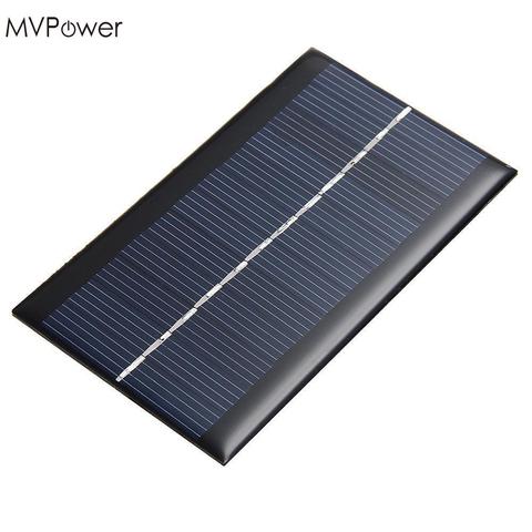 MVPower Mini Solar Panel 6V 1W Solar System DIY Battery Cell Phone Chargers Portable 10*60*2.5mm Solar Cell ► Photo 1/5