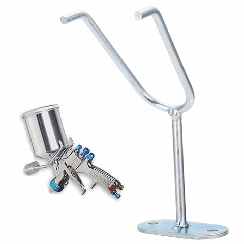 WENXING HVLP Gravity Feed Paint Spray Gun Holder Stand Wall Bench Mount Hook Booth Cup / Fixed bracket ► Photo 1/5