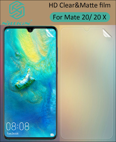 Nillkin HD Clear Transparent Screen Protective Film For Huawei Mate 20 X 20X ► Photo 1/6
