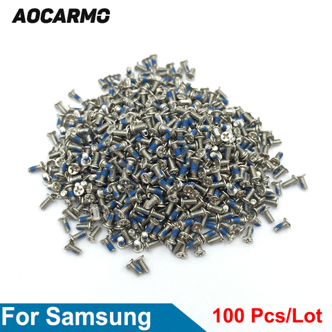 Aocarmo 100Pcs/Lot Replacement 1.4*3.0mm Inside Motherboard Frame Screw For Samsung Galaxy S3 S4 S5 S6 S7 Note3 Note4 Note5 ► Photo 1/6