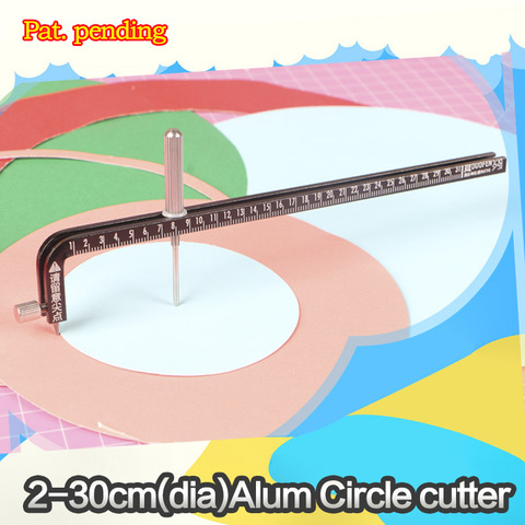 2-30CM(diameter) aluminium circle cutter paper circle cutter crafting circle cutter ► Photo 1/4
