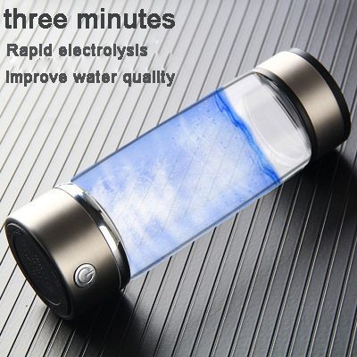 360ml USB Rechargeable Hydrogen-rich Water Cup Water Ionizer Generator Electrolysis Antioxidants ORP Energy Healthy Bottle ► Photo 1/1