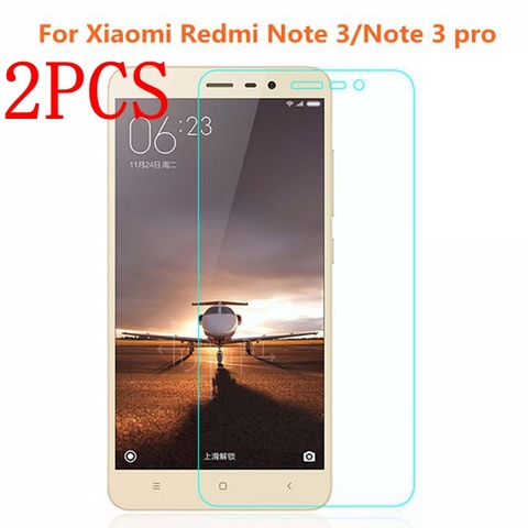 2PCS Tempered Glass For Xiaomi Redmi Note 3 Screen Protector Toughened protective film For Redmi Note 3 Pro Glass ► Photo 1/1