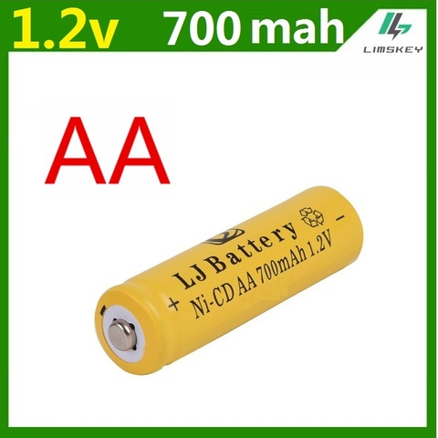 14500 Rechargeable AA Battery 1 pcs/lot 700mAh 1.2V Ni-CD 2A Neutral Battery for RC Controller Toys Electronic Etc. ► Photo 1/1