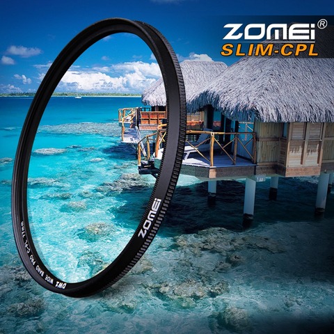 ZOMEI Ultra Slim AGC Optical Glass PRO CPL Circular Polarizing Polarizer Camera Lens Filter 52/55/58/62/67/72/77/82mm ► Photo 1/6
