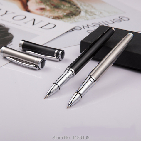 Hot sell  Business Contact Stainless Metal Ballpoint Pens for Office Supplies better than parker pen  6873 ► Photo 1/4