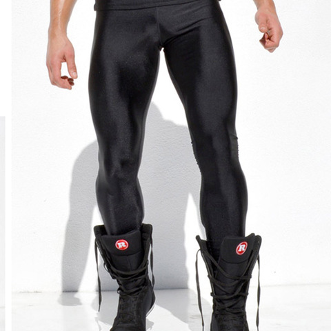 Men High Stretch Tight Pants Long Pants Legging Pant Brand Sexy Designed Low Waist Sweatpants Full Length ► Photo 1/5