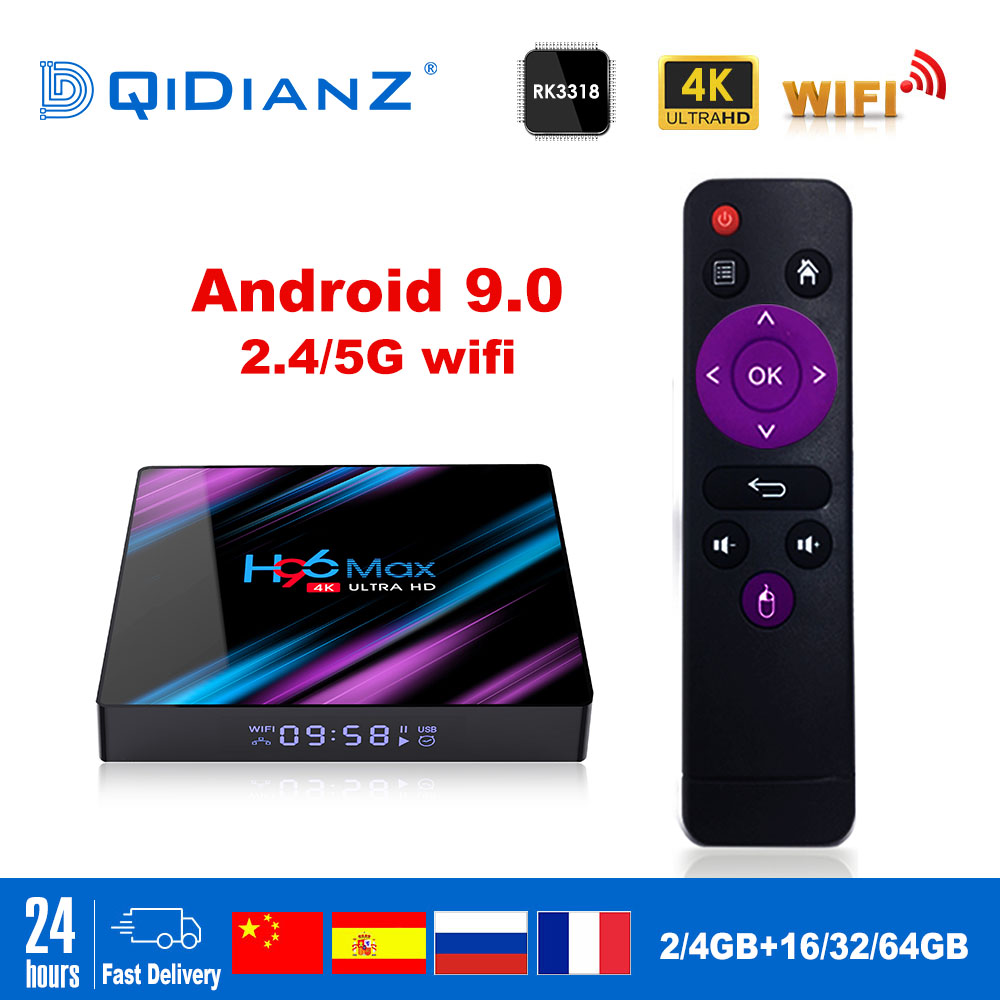 Android 9.0 TV Box Smart TV Box X96 MAX plus Amlogic S905X3 8K Media Player  4K 4GB RAM 32G/64G 2.4G/5G Wifi X96MAX set top box - Price history & Review